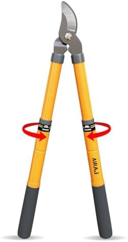 Professional Bypass-Getriebeastschere AIRAJ 38,5cm, Für Profis Und Anhänger In Der Laubenschnittbranche, Hochwertige Sk5