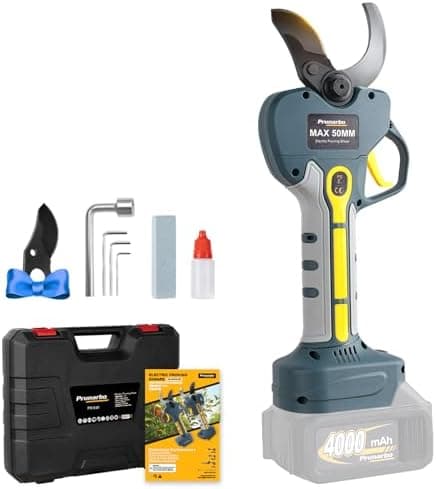 Prunarbo 50mm Elektrische Astschere 900W Starkes Schneiden Professional Kompatibel mit Makita 18V Akkus PR-E50  
Prunarb