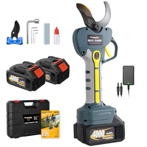 Prunarbo 50mm Elektrische Astschere 900W Starkes Schneiden Professional Kompatibel mit Makita 18V Akkus PR-E50  
Prunarb