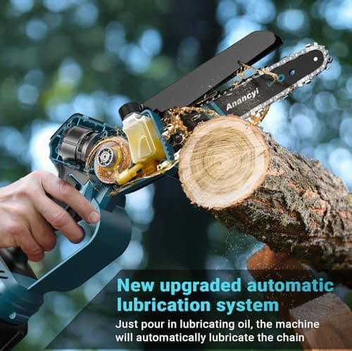 Akku-getriebene Mini-Kettensäge 6&8 Zoll für Gartenarbeiten Holzschnitte