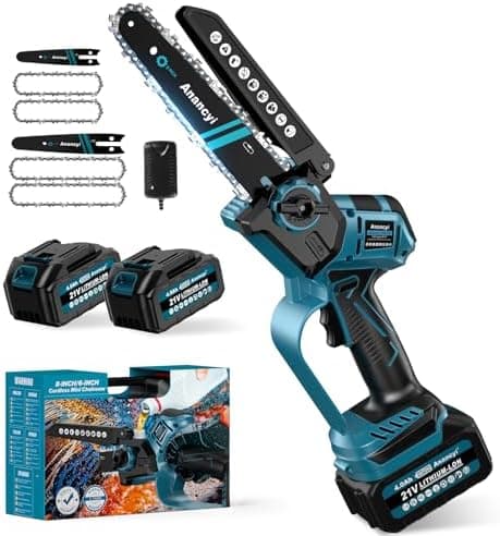 Akku-getriebene Mini-Kettensäge 6&8 Zoll für Gartenarbeiten Holzschnitte