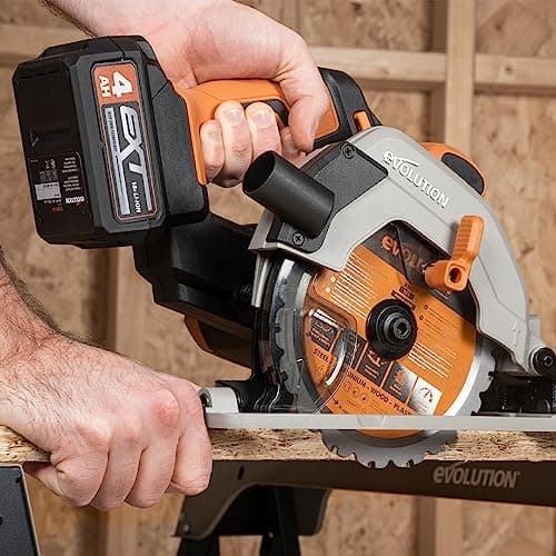 Evolution Power Tools Lithium-Ionen-Akkupack 18 V - 4 Ah für Profis und Do-it-Yourselfer bei Baustellen und Heimrenovier