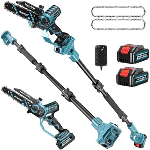Akku-getriebene Mini-Kettensäge 6&8 Zoll für Gartenarbeiten Holzschnitte